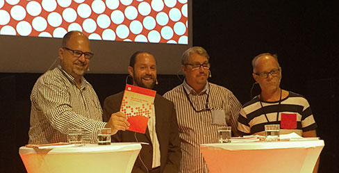 Karl-Petter Thorwldsson, Sebastian de Toro, Lars-Göran Hammarberg, Byggnads och Roland Tergeland, HRF.